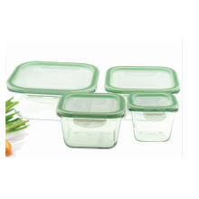 0.3L Square Heat-Risistant Glass Container Box